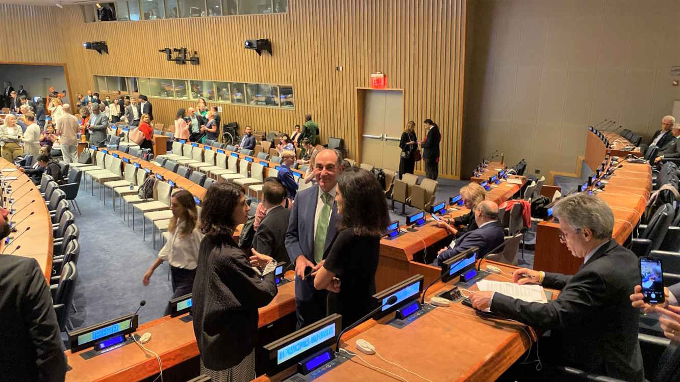 Ignacio Sánchez Galán, presidente de Iberdrola, participa en la Cumbre del Clima en Nueva York