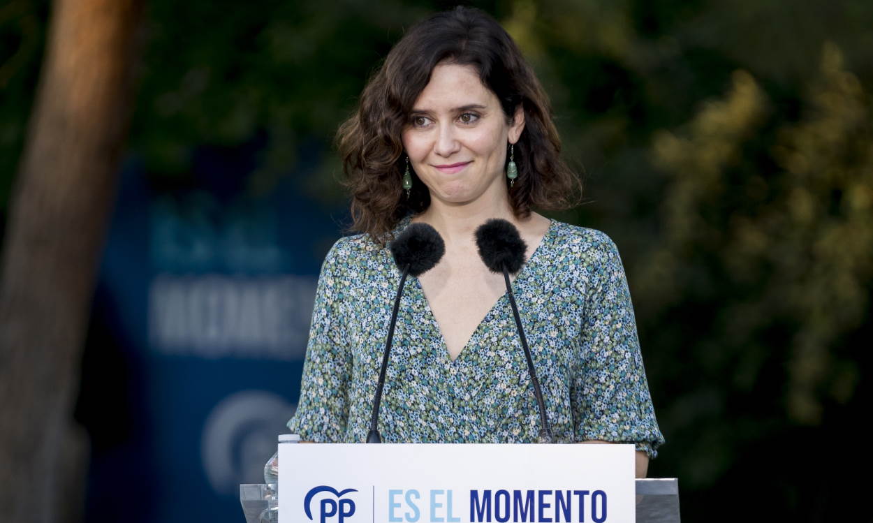 La presidenta de la Comunidad de Madrid, Isabel Díaz Ayuso. EP.