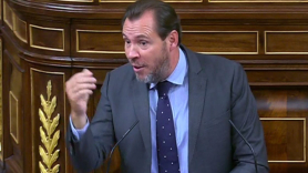 Óscar Puente, en el Congreso de los Diputados
