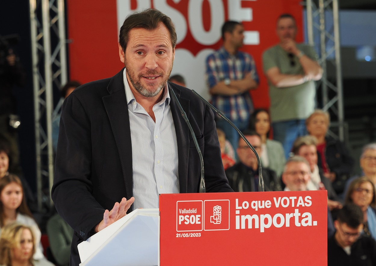 Óscar Puente, encargado de la réplica del PSOE a Feijóo. EP