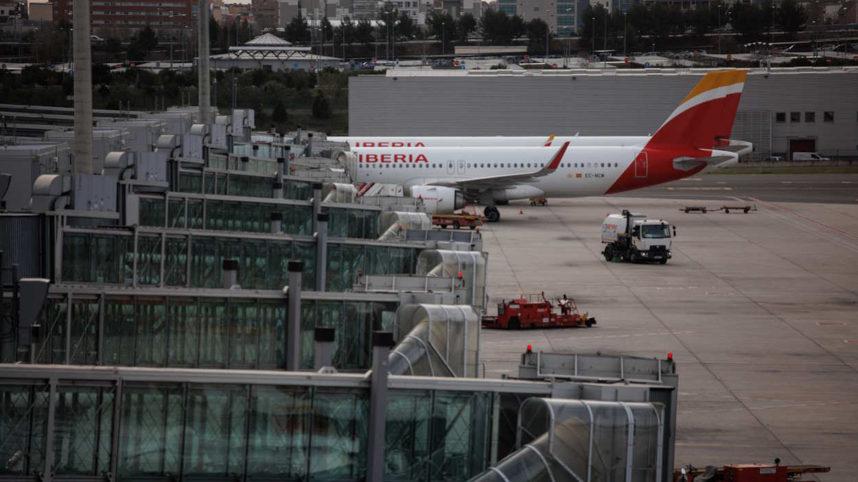 Aviones de Iberia en el aeropuerto Adolfo Suárez Madrid Barajas. EP