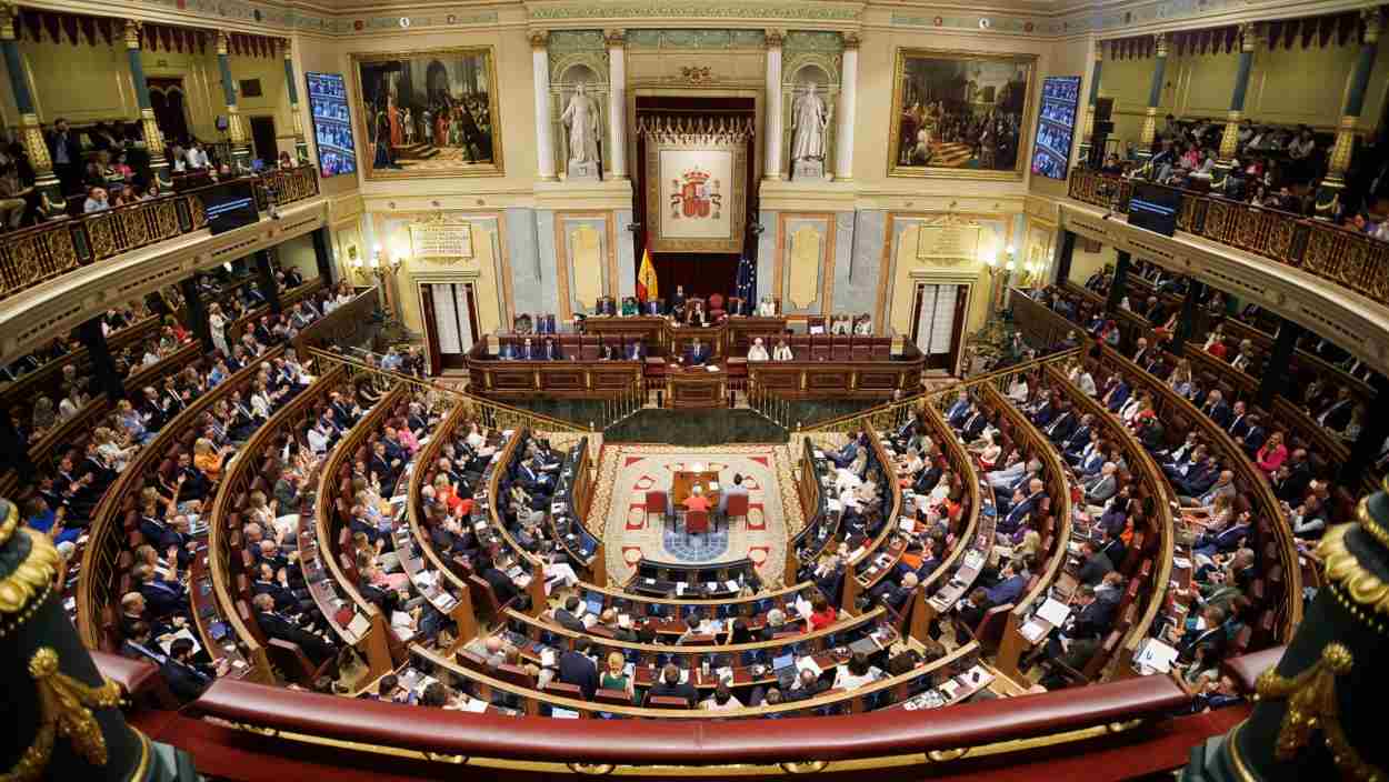 Vista del Hemiciclo del Congreso. EP