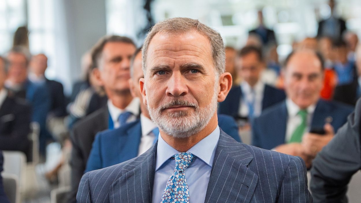 El rey Felipe VI en el Foro La Toja, en Galicia. EP.