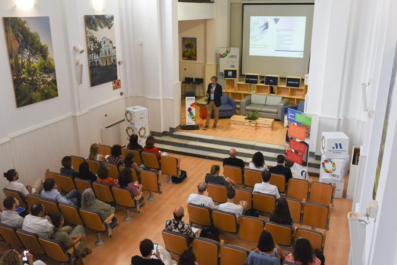 Un momento del  'IV Camino al Impacto', el evento previo a la Cumbre Mundial de Inversión de Impacto que se celebra en Málaga.esp