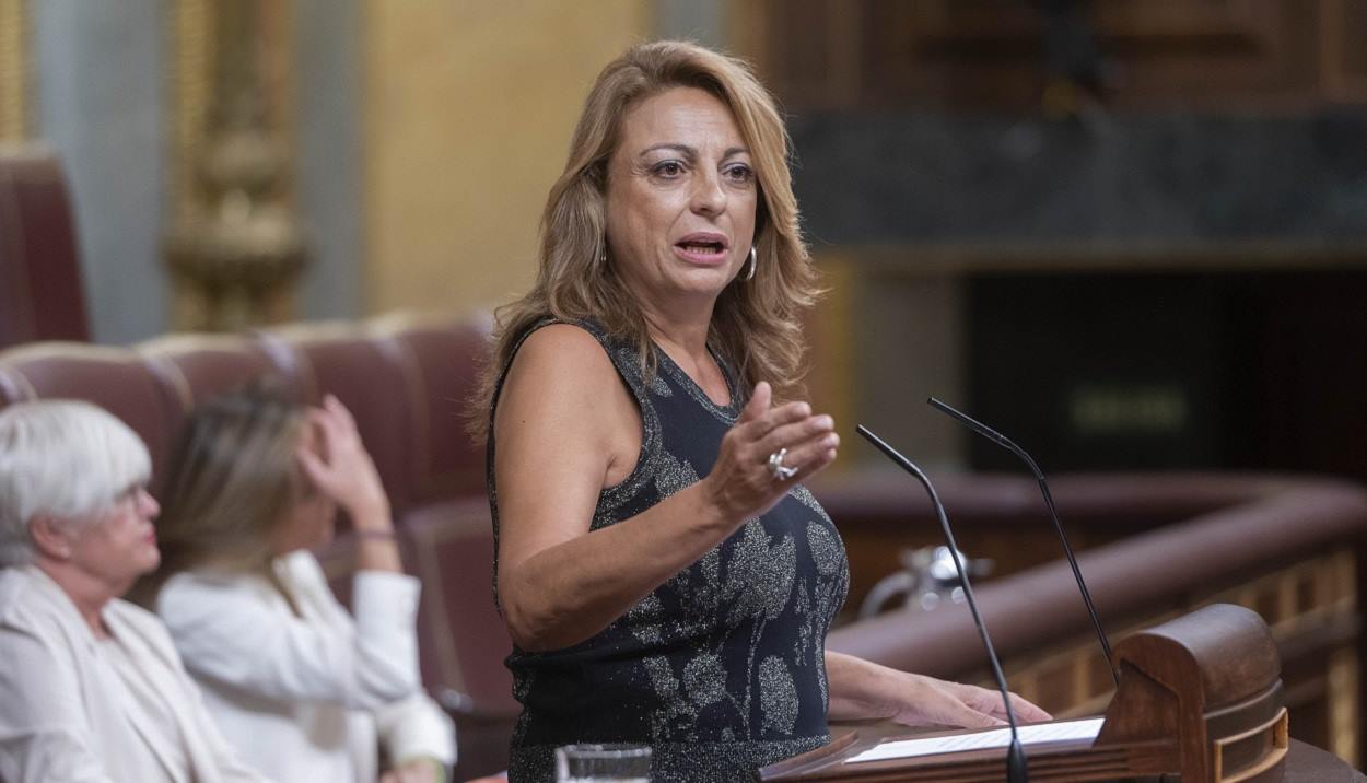 La portavoz de Coalición Canaria en el Congreso, Cristina Valido. EP
