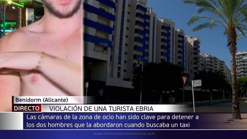 Otro ebrio exaltado en 'Informativos Telecinco'. Mediaset España