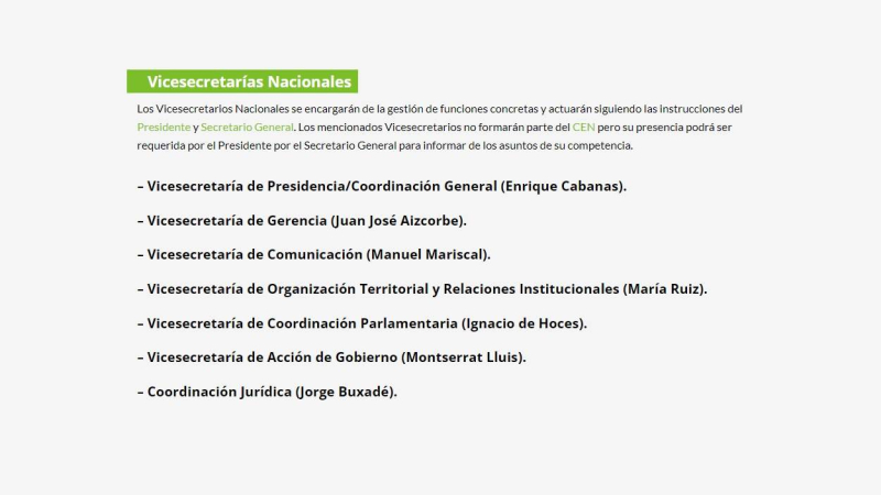 Vox sustituye a Marta Castro por Jorge Buxadé en la coordinación jurídica. Web oficial Vox Vox sustituye a Marta Castro por Jorge Buxadé en la coordinación jurídica. Web oficial Vox