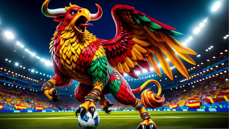 Grifo mascota Mundial 2030 Grifo mascota Mundial 2030
