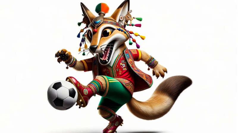 Zorro mascota mundial 2030 Zorro mascota mundial 2030