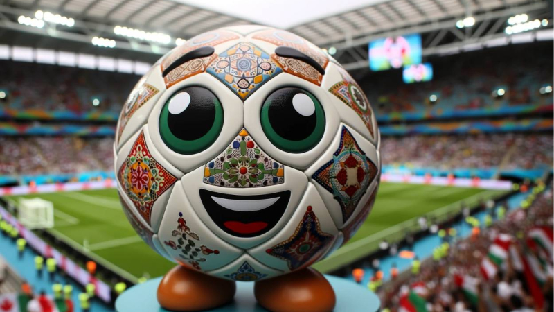 Balón como mascota para el Mundial 2030 Balón como mascota para el Mundial 2030
