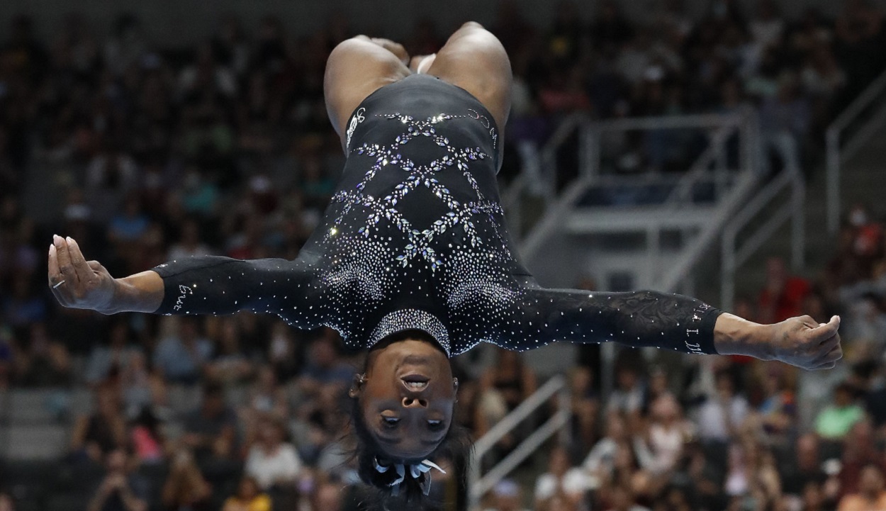 La gimnasta Simone Biles, en una imagen de archivo. David G. Mcintyre/EP.