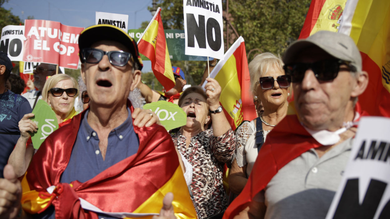 Sociedad Civil Catalana convoca una manifestación contra la amnistía en Barcelona. EP