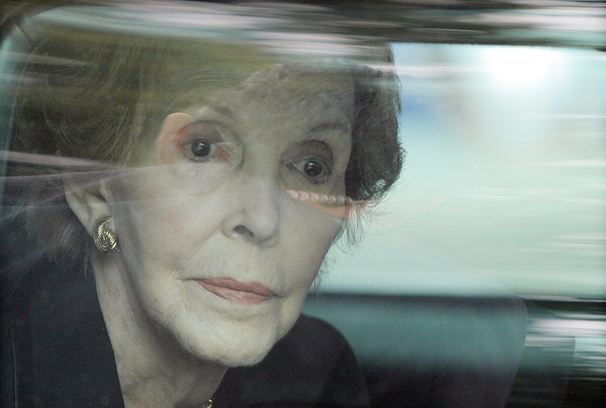 Nancy Reagan falleció este domingo a los 94 años.