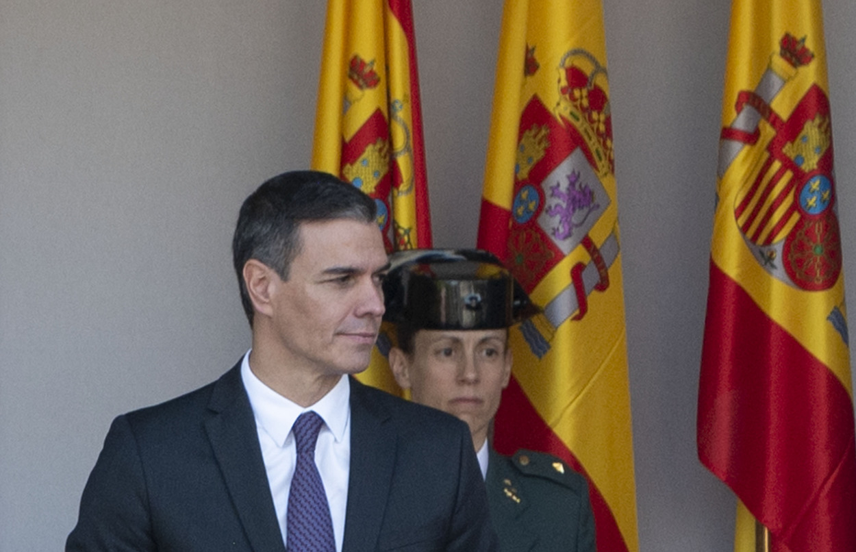 El presidente del Gobierni en el desfile del 12 de octubre. EP