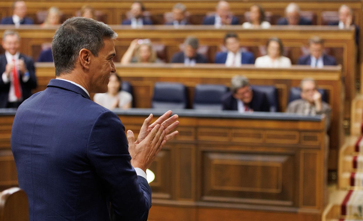 El presidente del Gobierno en funciones, Pedro Sánchez, en una imagen de archivo. EP.