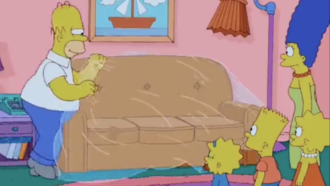 Plaga de chinches en Los Simpson