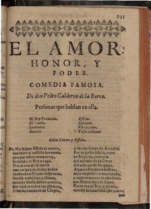 Pocas personas en 1623 imaginaron que Calderón de la Barca sería un clásico en el presente Pocas personas en 1623 imaginaron que Calderón de la Barca sería un clásico en el presente