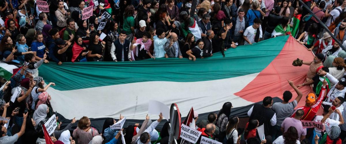 Miles de personas claman en Madrid contra el "genocidio" de Israel ...