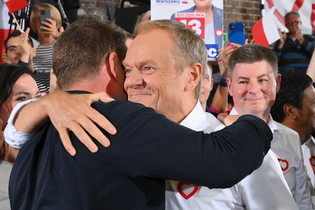 Donal Tusk celebra que podrá gobernar Polonia. EP