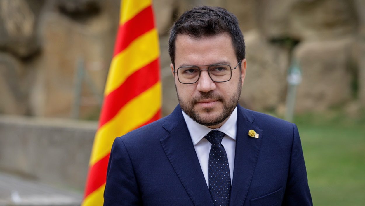 El presidente de la Generalitat, Pere Aragonès. EP