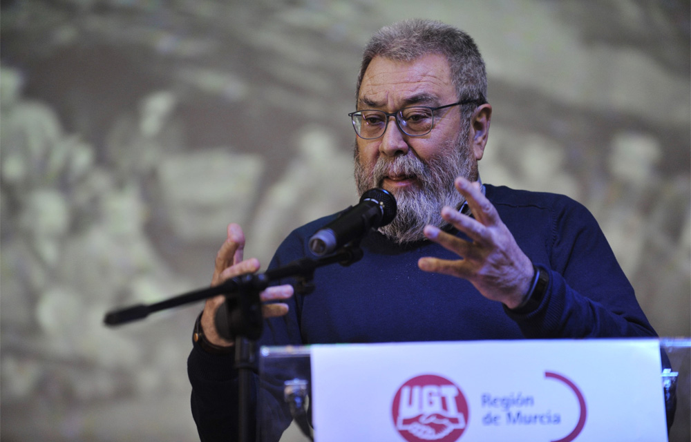 Cándido Méndez, secretario general de UGT. 