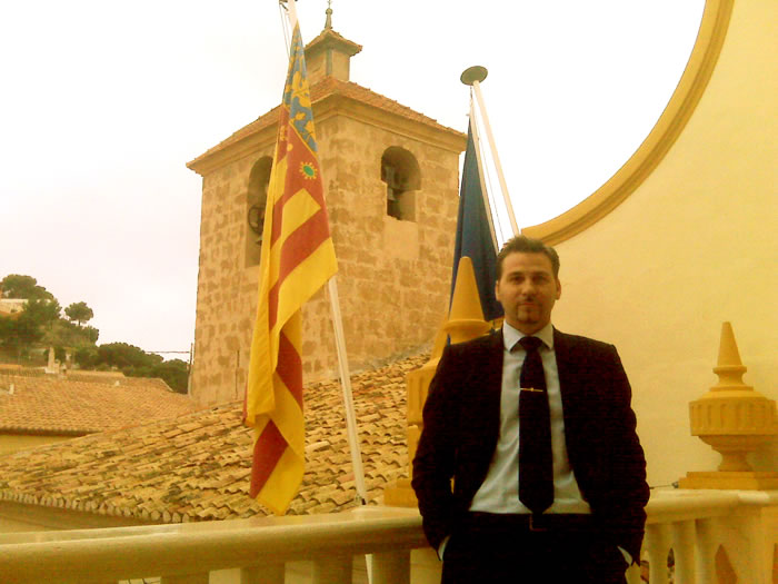 El alcalde de Busot, Alejandro Morant