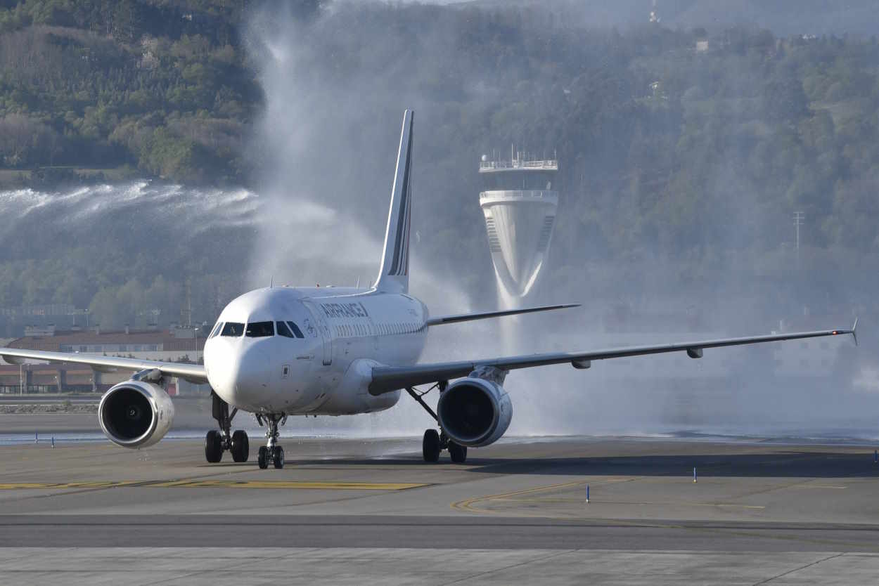 Un airbus A318 de Air France. EP