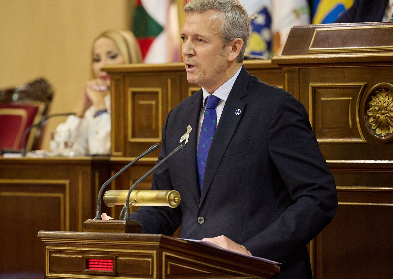 El presidente de Galicia, Alfonso Rueda