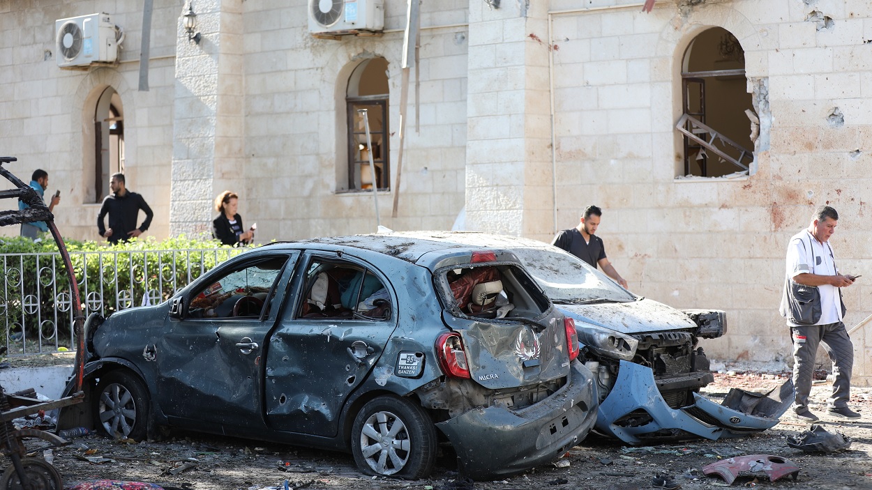 Bombardeos israelíes en la Franja de Gaza. EP