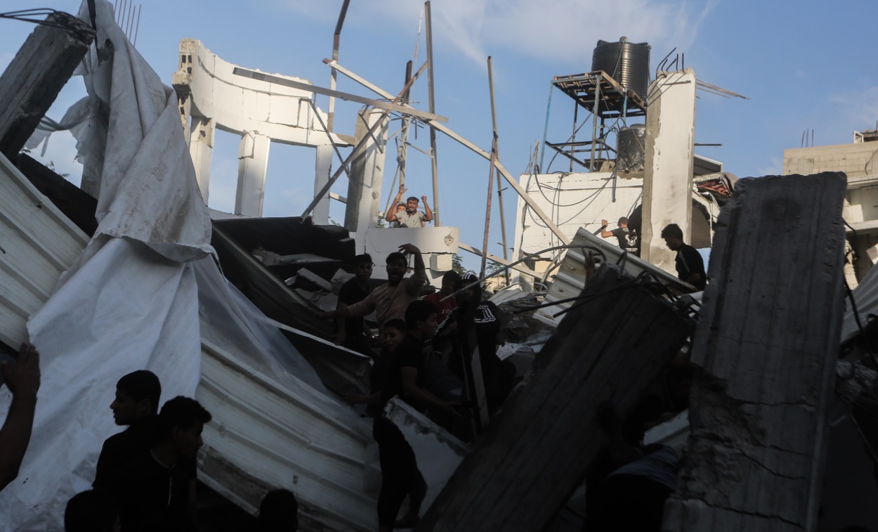 La Franja de Gaza, totalmente devastada tras el asedio israelí. EP.