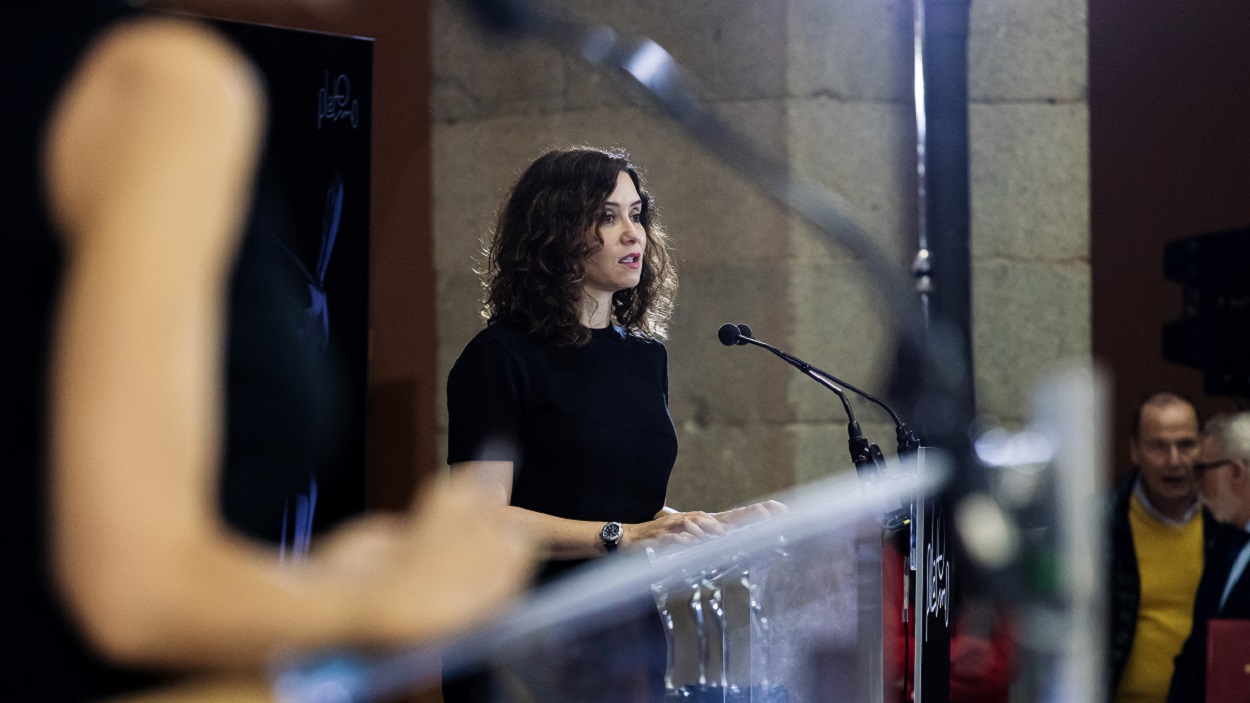 La presidenta de la Comunidad de Madrid, Isabel Díaz Ayuso