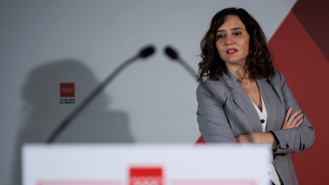 La presidenta de la Comunidad de Madrid, Isabel Díaz Ayuso. EP