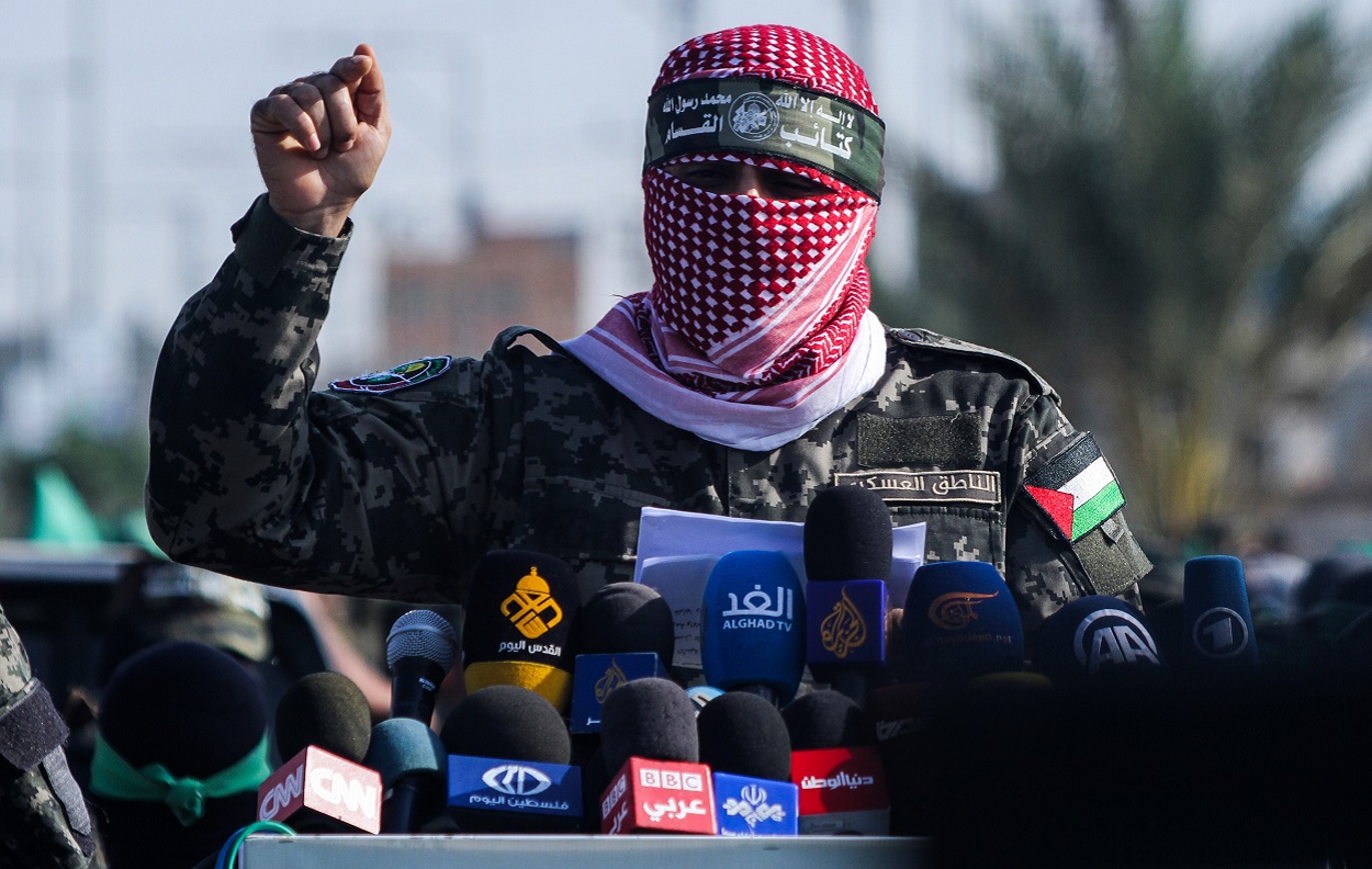 El portavoz de Hamás, Abú Obeida. EP.