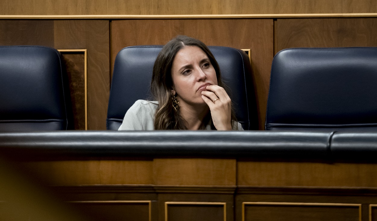 La ministra de Igualdad en funciones, Irene Montero, en una imagen de archivo. EP.