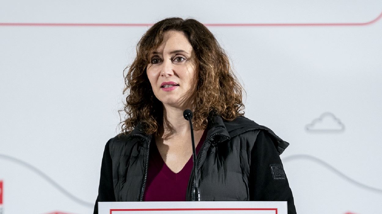 La presidenta de la Comunidad de Madrid, Isabel Díaz Ayuso. EP