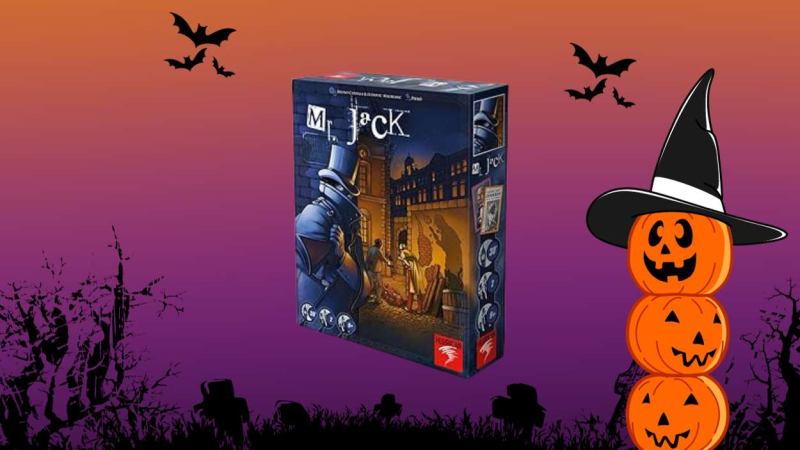 Mr Jack es un juego de mesa que puedes jugar este Halloween con tus amigos