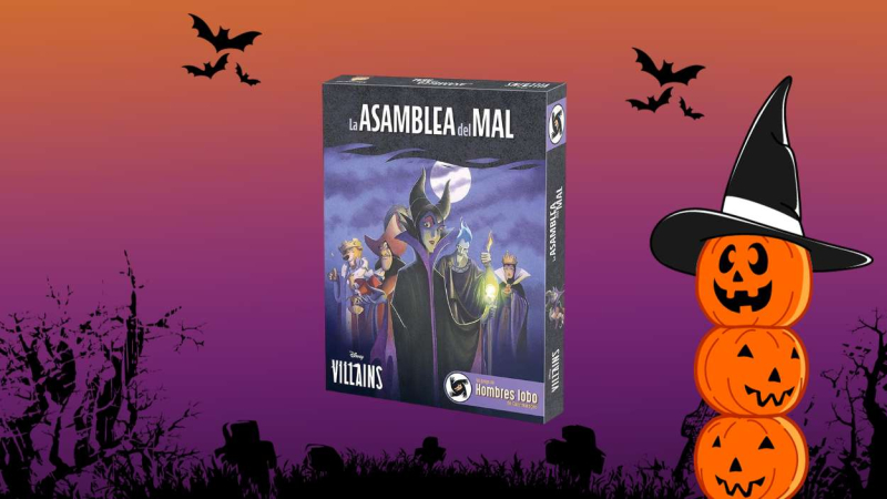 La asamblea del mal es un juego de mesa para Halloween con villanos de Disney