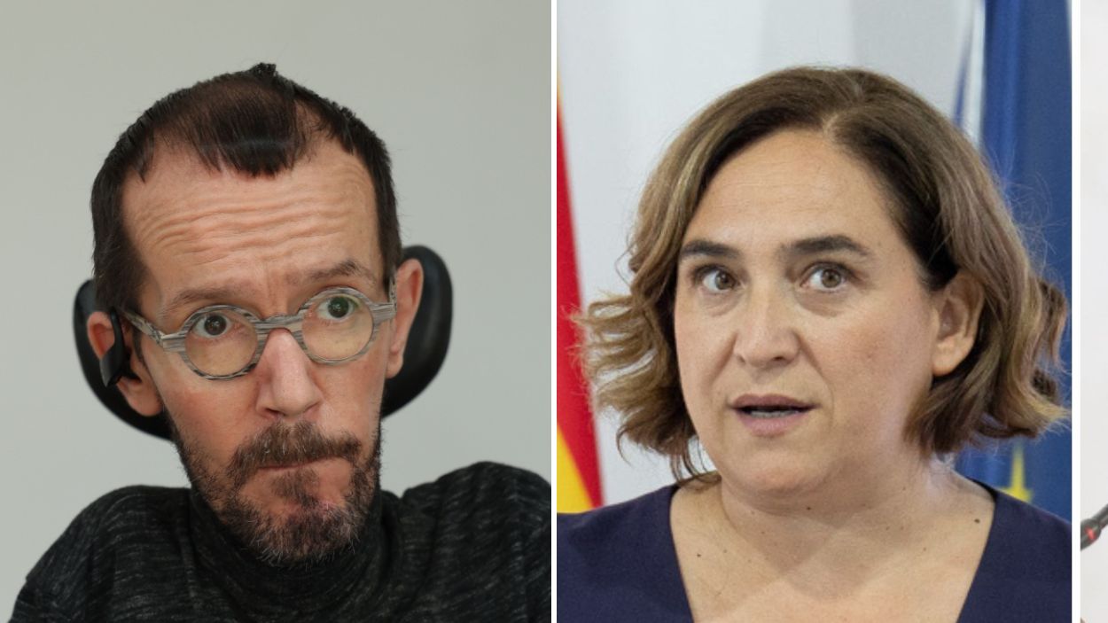 Echenique se mofa tras la renuncia de Colau. EP