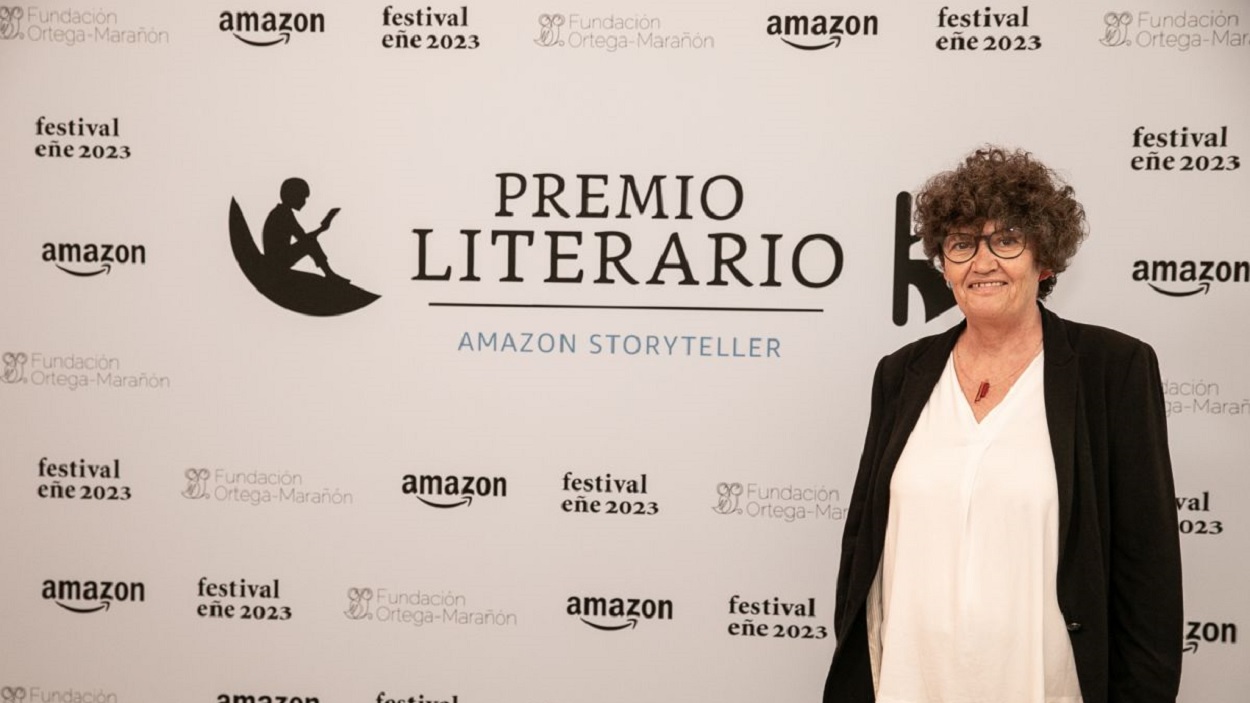 Pilar González, ganadora de la décima edición del Premio Literario Amazon Storyteller con su novela ‘Palabras de ceniza’. Servimedia