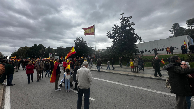 Foto 7: Vox toca fondo: fracaso absoluto de la manifestación promovida por Abascal contra Sánchez y la amnistía. 