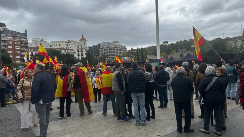 Foto 10: Vox toca fondo: fracaso absoluto de la manifestación promovida por Abascal contra Sánchez y la amnistía. 