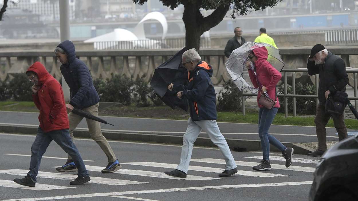 Estas son las comunidades más afectadas por Ciarán (además de Galicia). EP