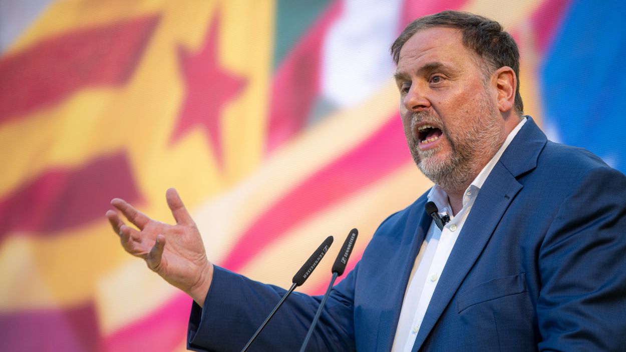 El líder de ERC, Oriol Junqueras, en una imagen de archivo. EP.