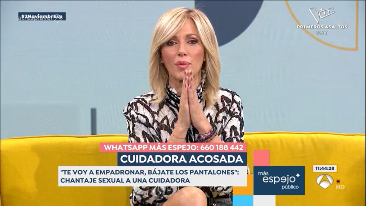 Susanna Griso en 'Espejo Público'. Atresmedia.