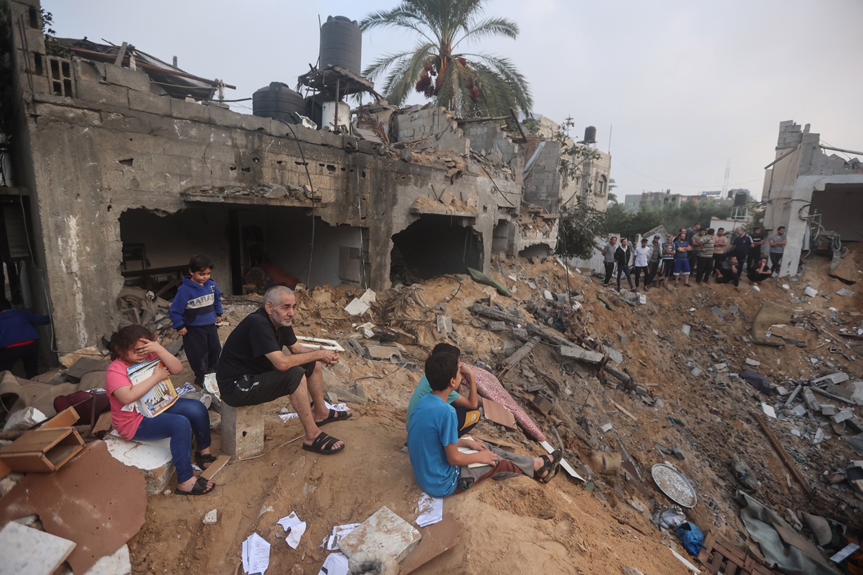 Gaza, destruida por los bombardeos israelíes. EP.