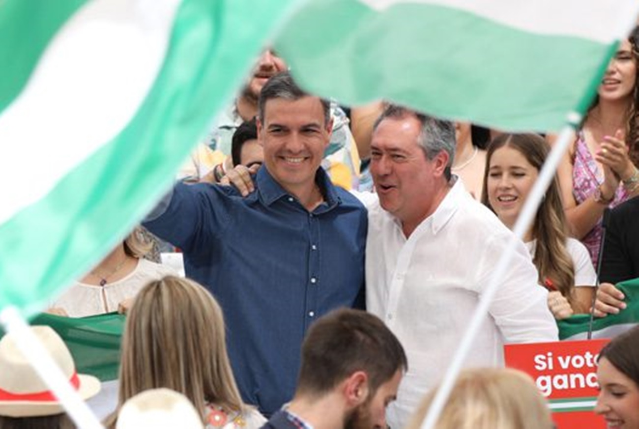 Pedro Sánchez y Juan Espadas