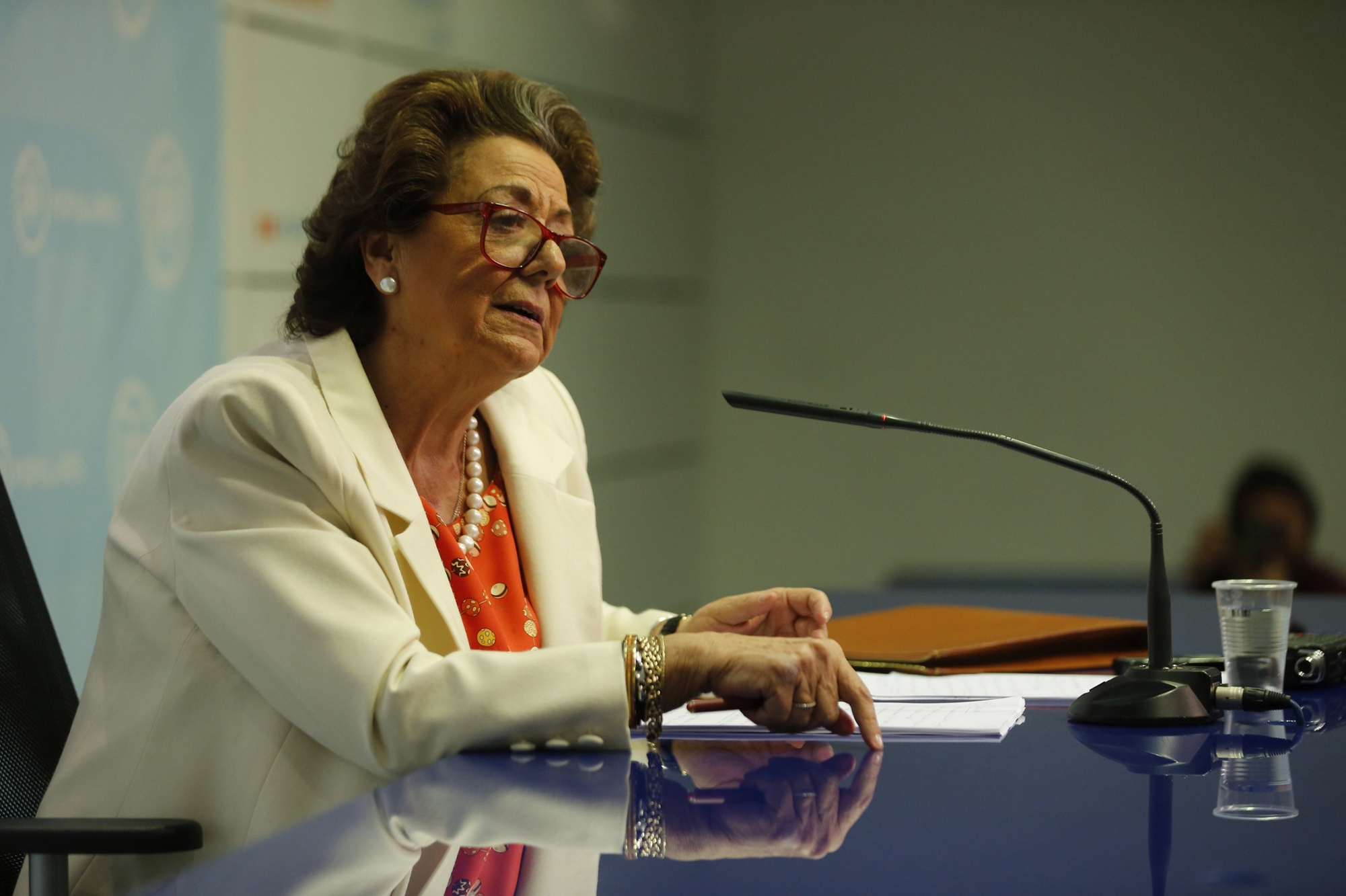 La exalcaldesa de Valencia y senadora, Rita Barberá.