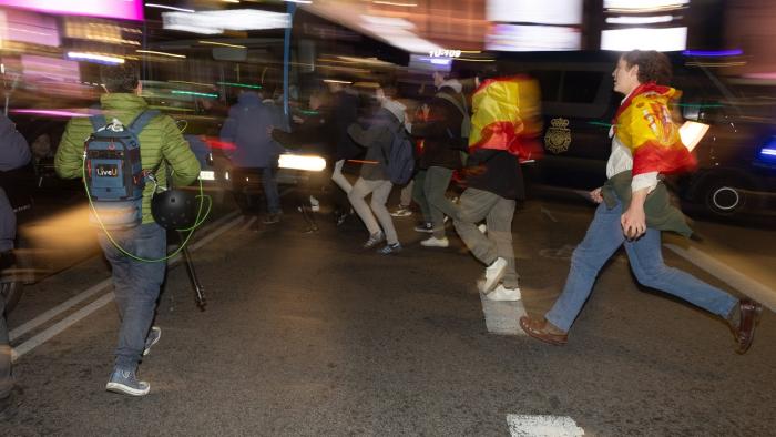Investidura de Sánchez: Nueva jornada de protestas contra la amnistía, en directo