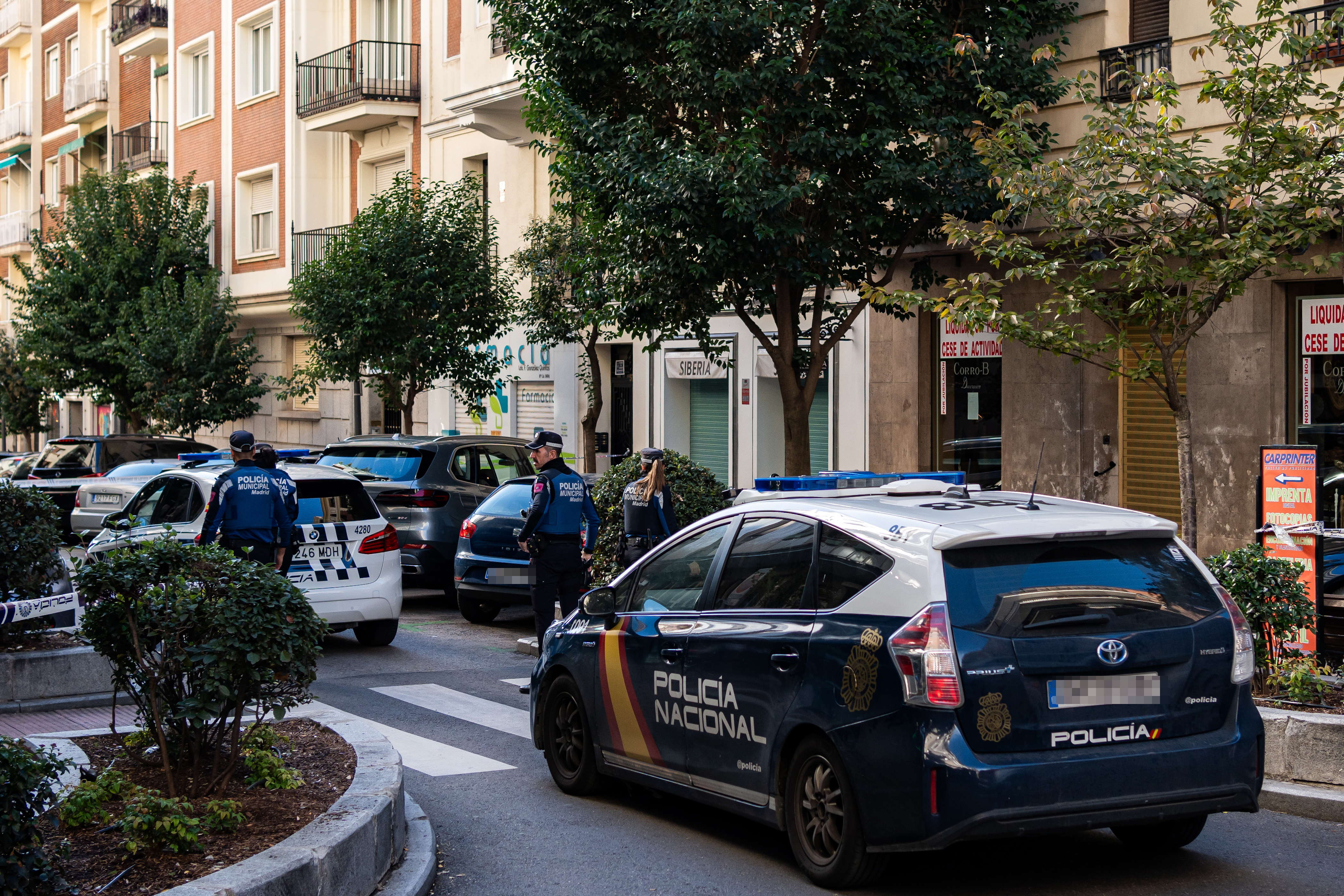 Coches de la Policía Nacional