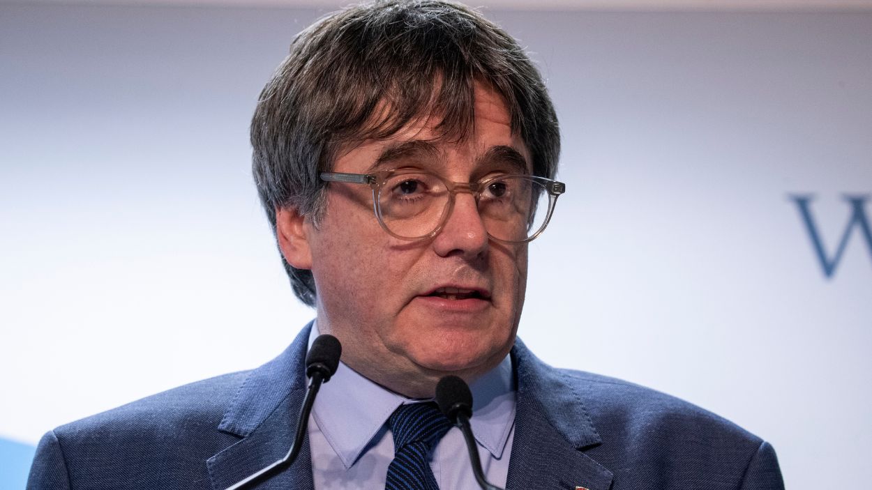 El expresidente de la Generalitat y eurodiputado de Junts, Carles Puigdemont. EP